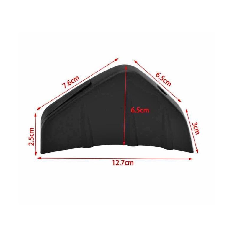 Set 4 ornamente Tuning tip "SPLITTER" pentru bara spate, culoare Neagra-3