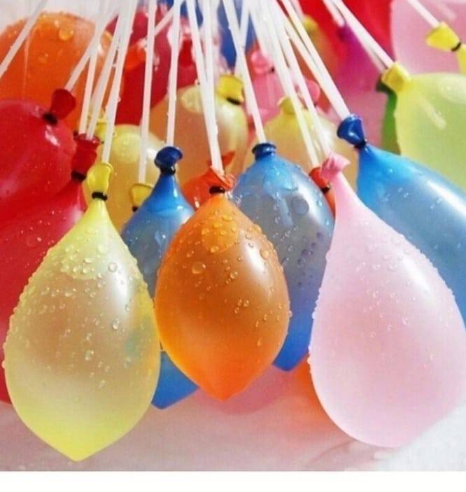 1 Set x 37 Baloane Tip Bombe cu Apă, cu Adaptor Inclus, Multicolor, 3 ani+