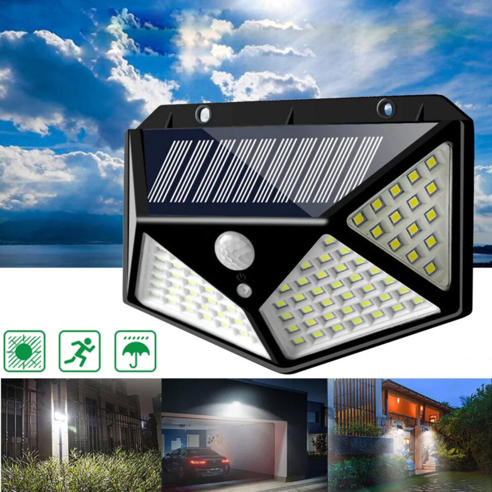 Lampa Solara LED cu senzor crepuscular si senzor de miscare-0