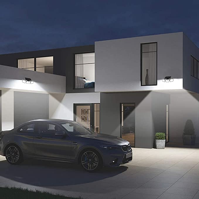 Lampa Solara LED, reglabila, model TRIO, cu senzor crepuscular si senzor de miscare-2