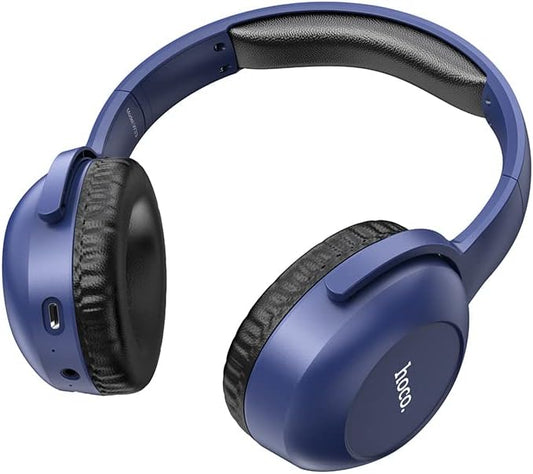 Casti Wireless On-Ear HOCO W33, Type-C, Bluetooth 5.0, Baterie 250mAh, Albastru