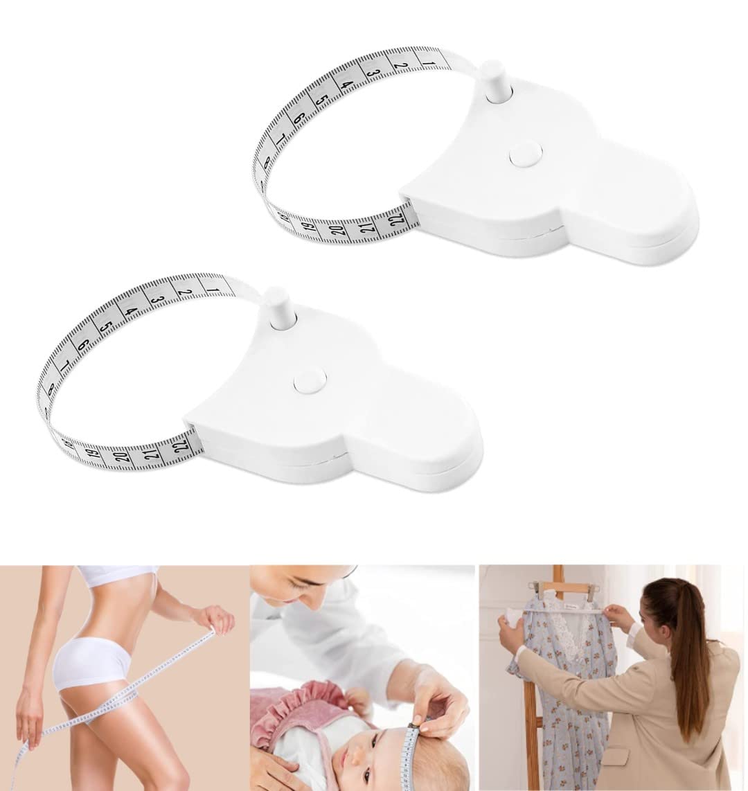 OFERTA 1+1 Banda pentru masurarea taliei si a circumferintei corporale