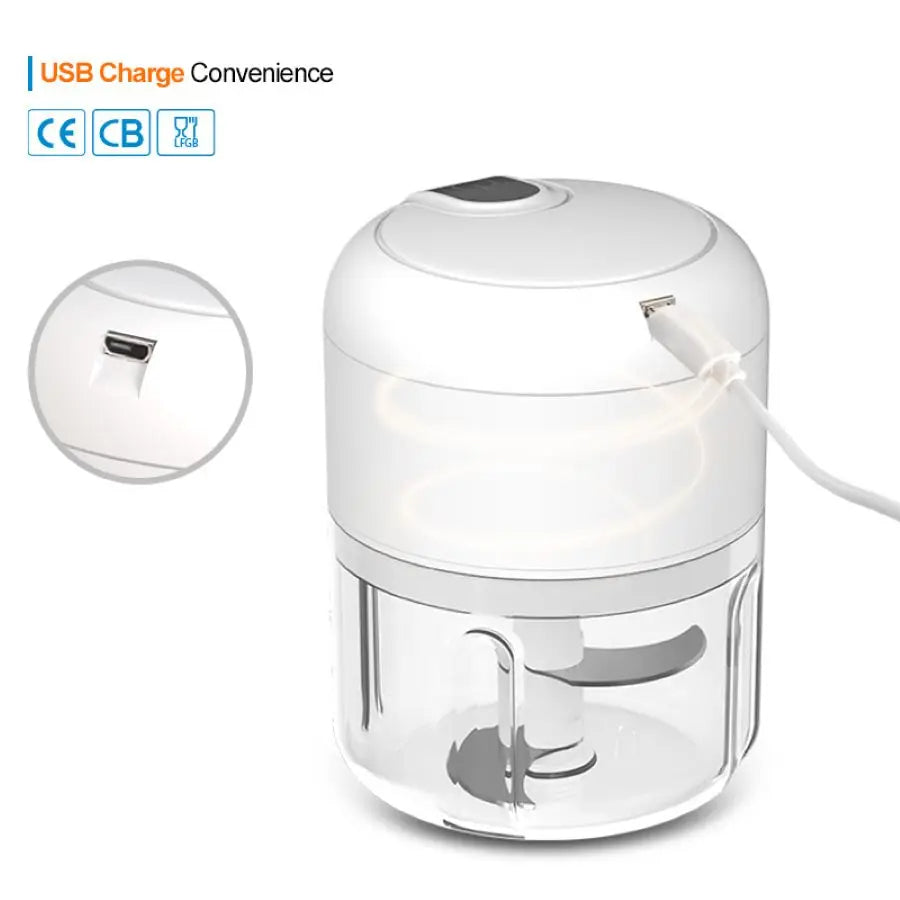 Mini tocator, Alimente, electric, USB, 250m
