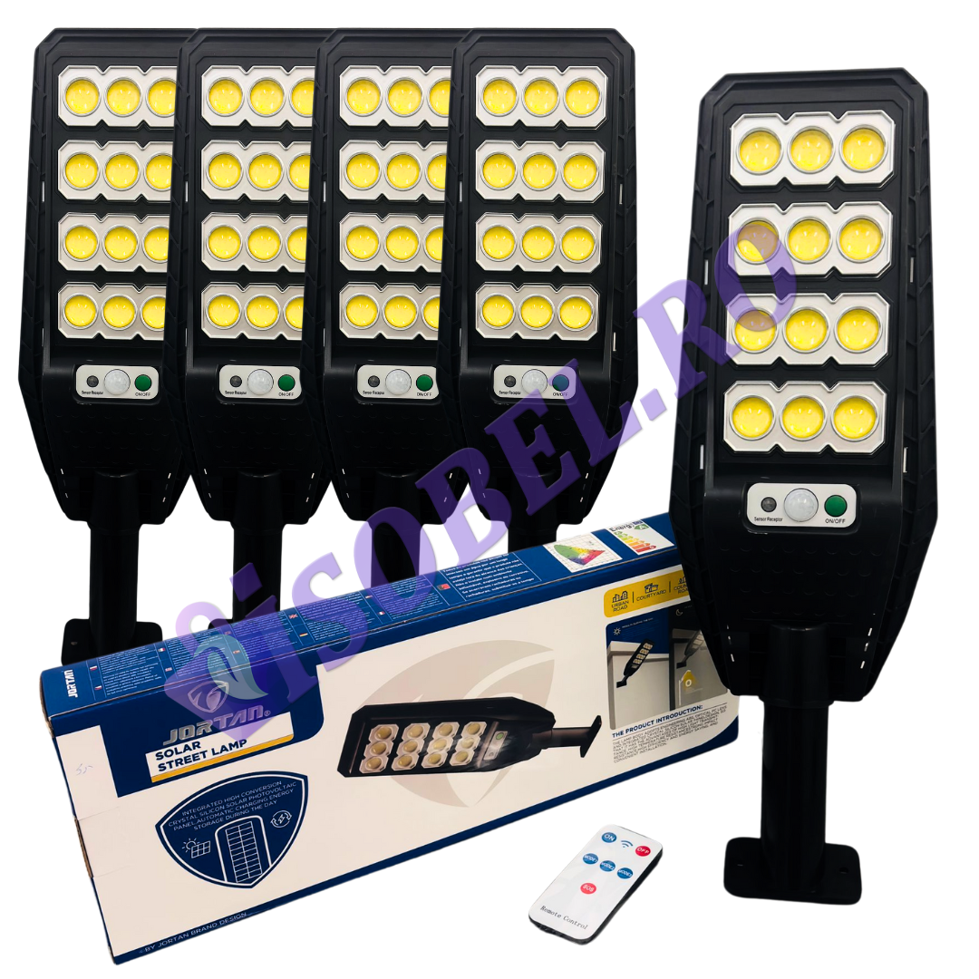 Set 5 Lampi Solare Stradale Jortan - 400W - 252 LED