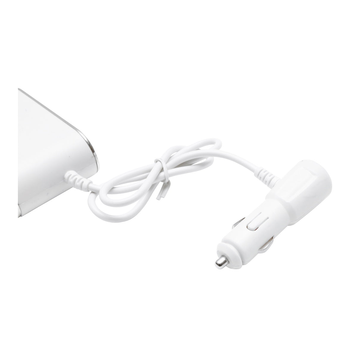 Adaptor bricheta auto tripla 12/24V, iluminata LED, cu intrerupator individual si 1 port USB, 5V, 2.1A-4