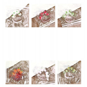 6 Jucarii Antistres Squishy, Flippy, cu Revenire Lenta, Model Cat Paw, 6.5x6.1 cm, 62g, Ambalaj Transparent, 5 Modele, Transparent-Multicolor-0