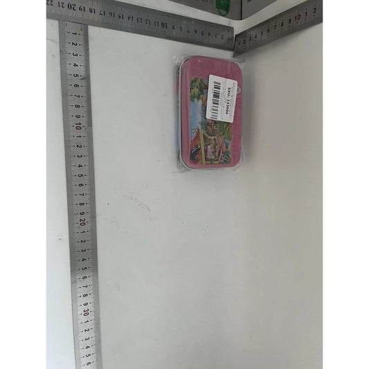 Puzzle 60 de Piese din Lemn in Cutie Metalica, Flippy, Model Cei Trei Purcelusi, Educativ, Dezvoltare Abilitati Cognitive, pentru Prescolari, 22.5x13.5 cm, Multicolor-1