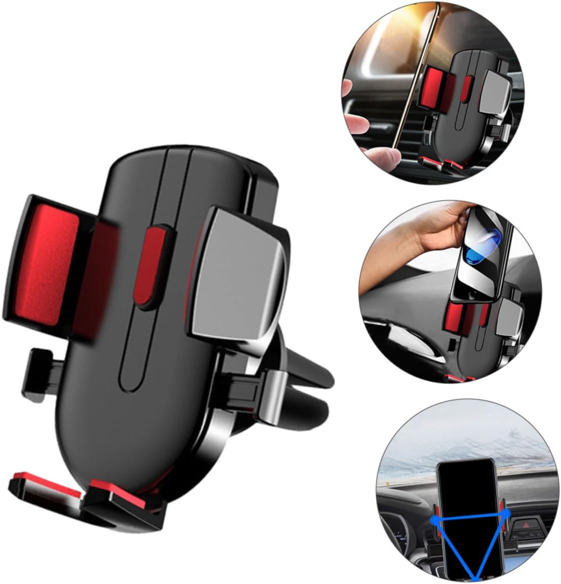 Suport Auto pentru Telefon cu Montare pe Parbriz sau Bord - GPS Solid