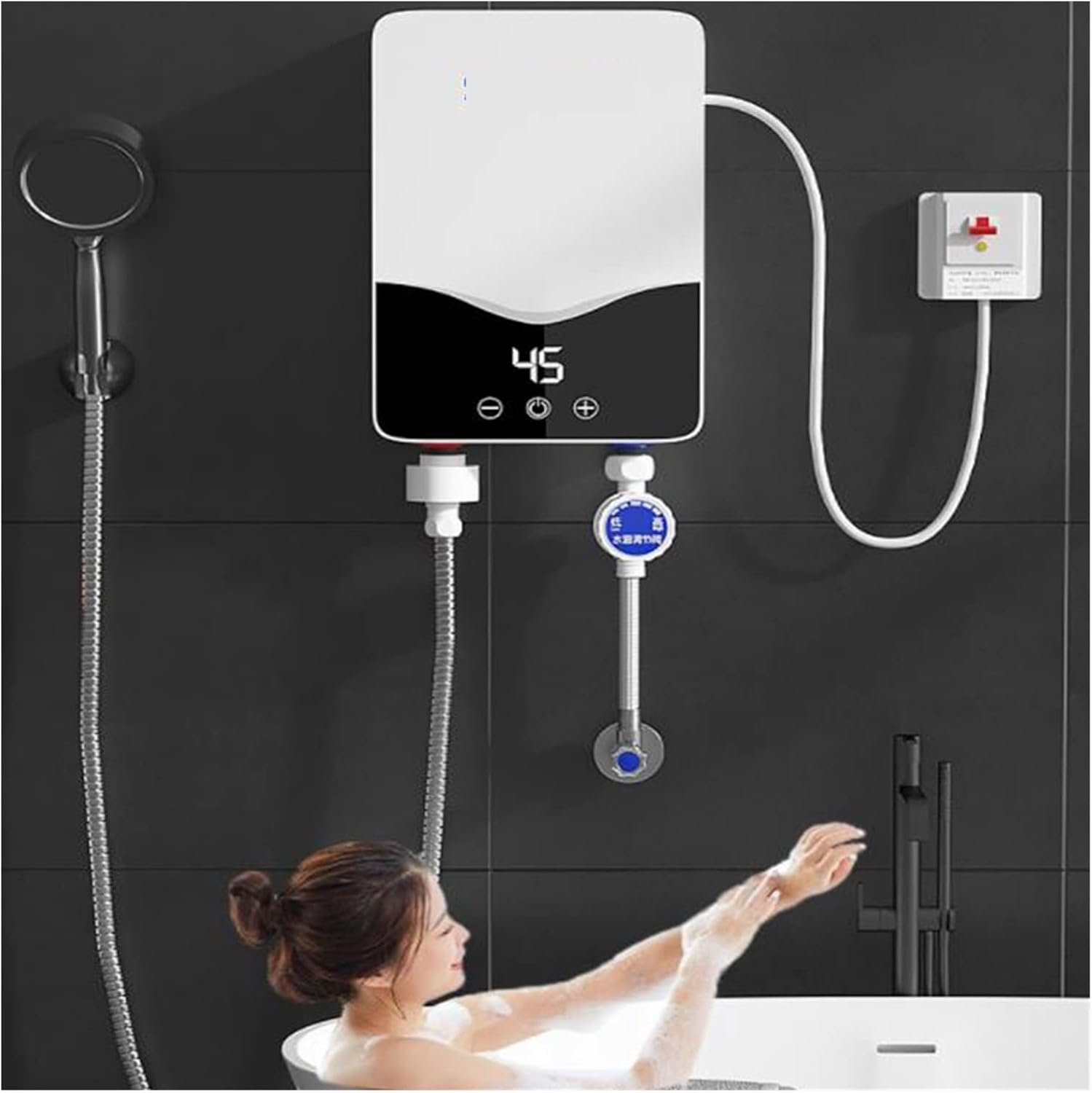 Încălzitor boiler instant de apă electric, inteligent, pentru duș – Rapid și eficient