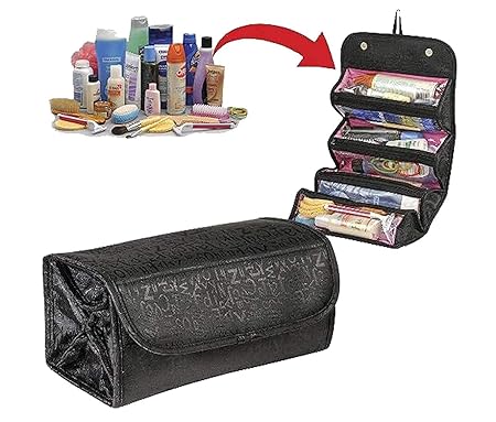 Organizator Cosmetice Tip Roll & Go pentru Călătorii
