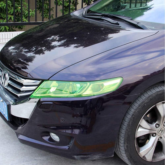 Folie protectie faruri / stopuri auto - Verde (pret/m liniar) - 054-1