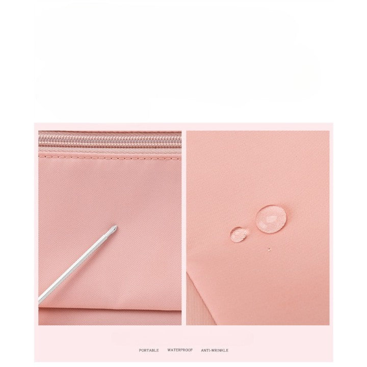 Geanta Pliabila, Flippy, pentru Voiaj, Buzunare Multiple, de Mana, Impermeabila, Material Textil, Capacitate 8 Kg, Dimensiune Deschisa 42x28x10 cm, Roz-6