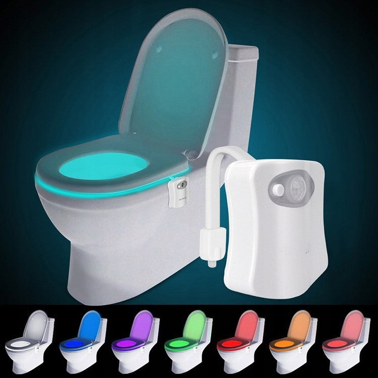 Iluminator toaletă LED cu senzor crepuscular