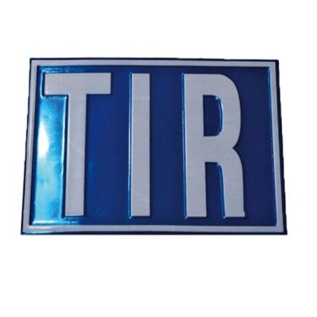 Placuta metalica TIR din otel reliefat-0