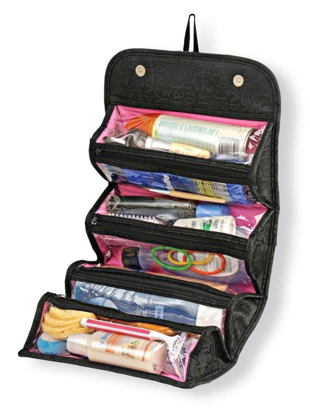 Organizator Cosmetice Tip Roll & Go pentru Călătorii