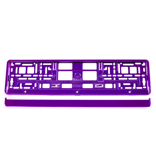 Suport numar inmatriculare din plastic, calitate Premium, culoare VIOLET-1