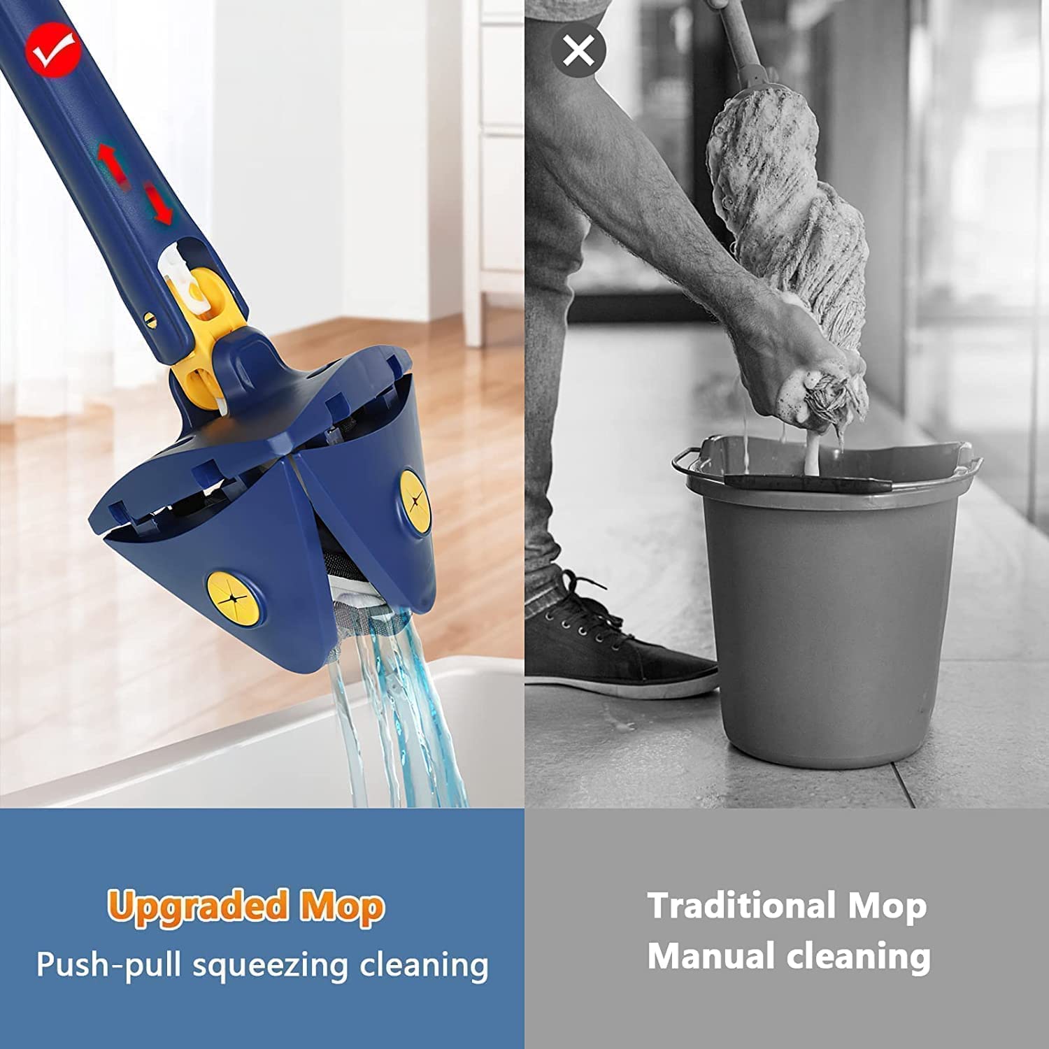 Oferta Specială 3în1: Mop Microfiber 360° Rotativ, Raft pentru Pantofi cu 10 Niveluri și Umeraș din Oțel Inoxidabil cu Două Bare Reglabile