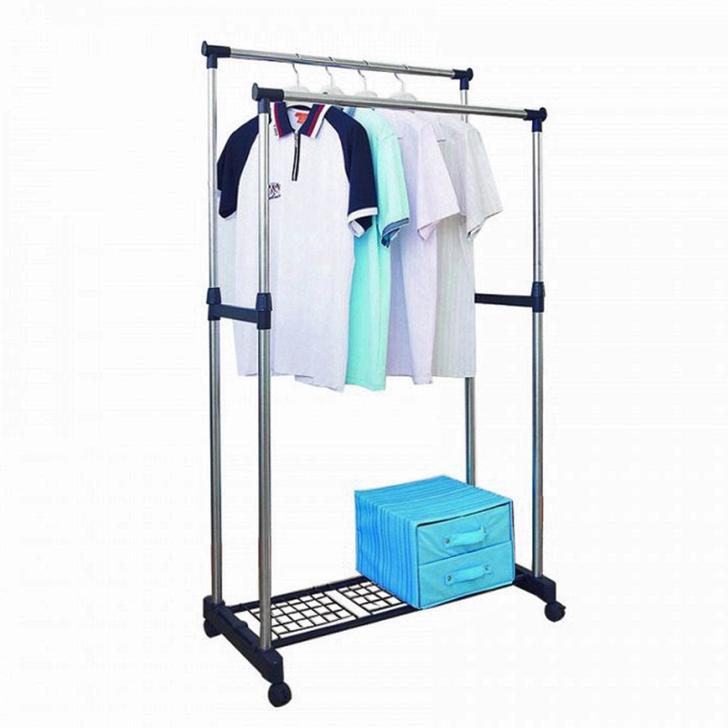 Oferta Specială 3în1: Mop Microfiber 360° Rotativ, Raft pentru Pantofi cu 10 Niveluri și Umeraș din Oțel Inoxidabil cu Două Bare Reglabile