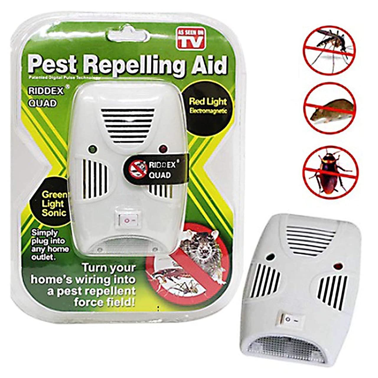 Aparat Pest Repeller anti Rozătoare, Șoareci și Insecte - RIDDEX