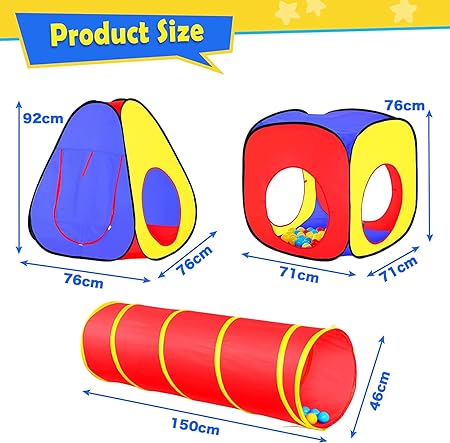 Cort pentru Copii 3in1 - N4826