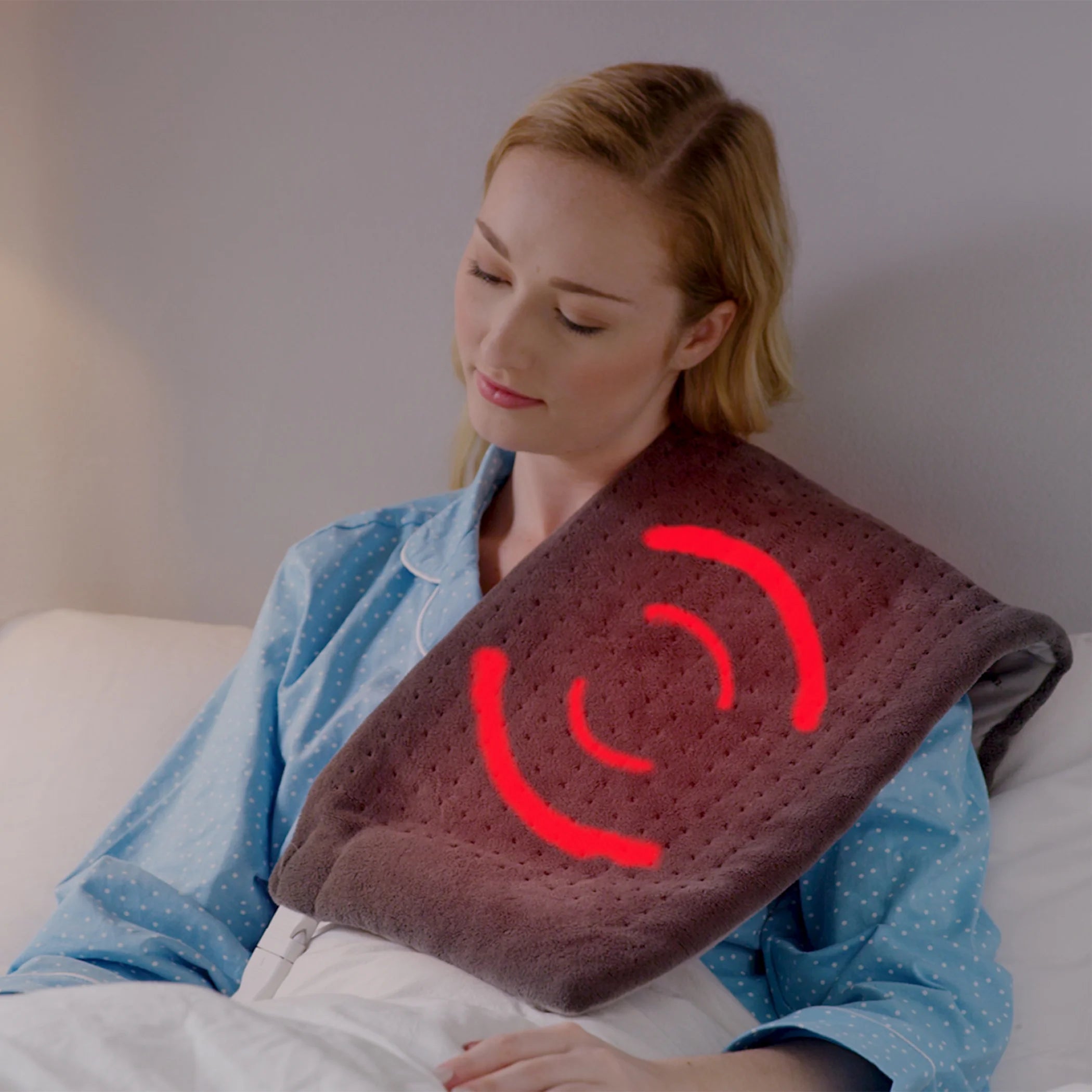 Patura cu incalzire si masaj cu 6 setari,30X60cm,placuta la atingere