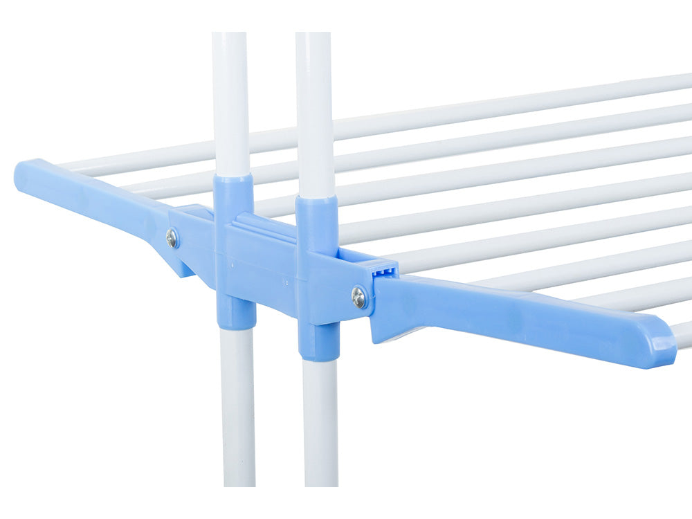 Uscator de Rufe Vertical Practic pe 3 niveluri cu roti, Exterior Interior