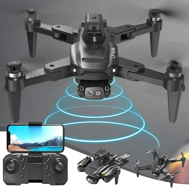 Mini Dronă CZ12 WiFi | Retur Automat | Control Smartphone | Cameră Duală Profesională 4K UHD