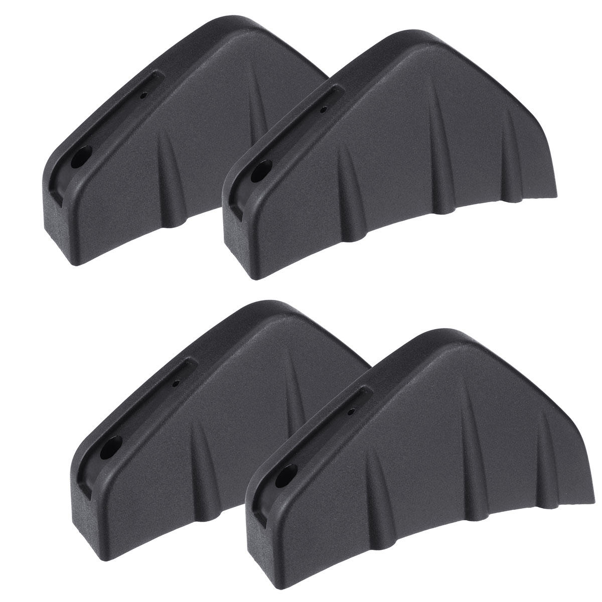 Set 4 ornamente Tuning tip "SPLITTER" pentru bara spate, culoare Neagra-1