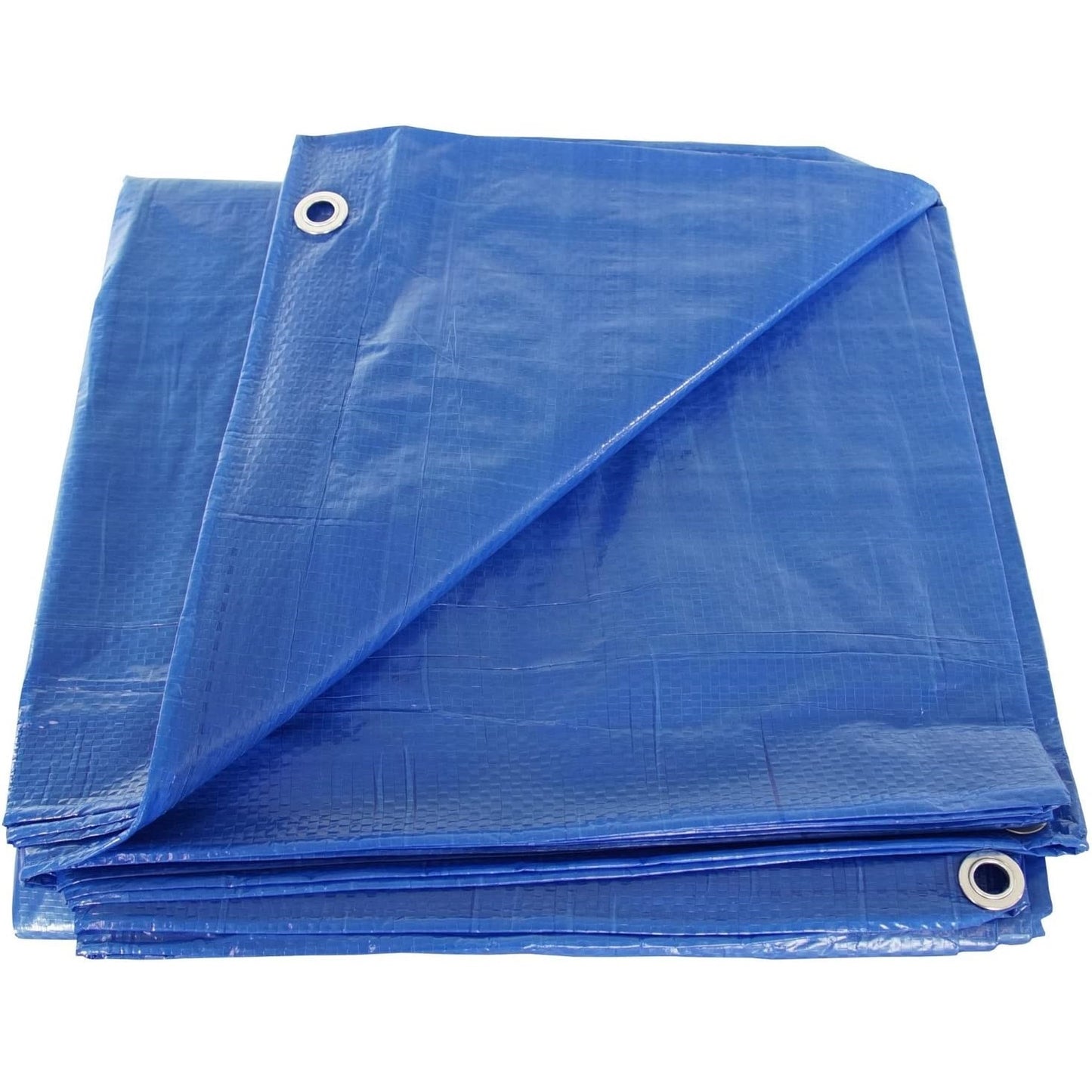 Prelata Impermeabila cu ochiuri metalice de prindere, dimensiune 4,0m x 5,0m, densitate 80g/m2, culoare albastra-4