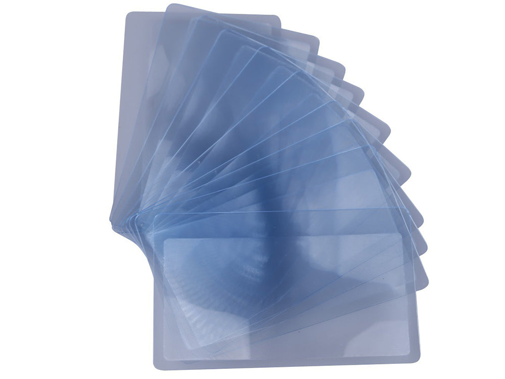 Set 5 Lupe Fresnel Pentru Citit, Format Card 85X55mm