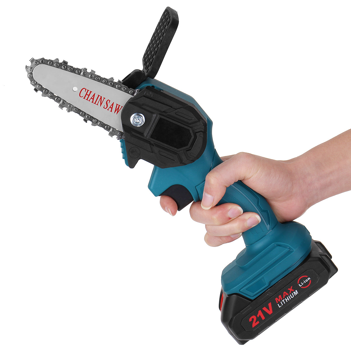 Mini Fierăstrău electric fără fir, cu 2 acumulatori 24V