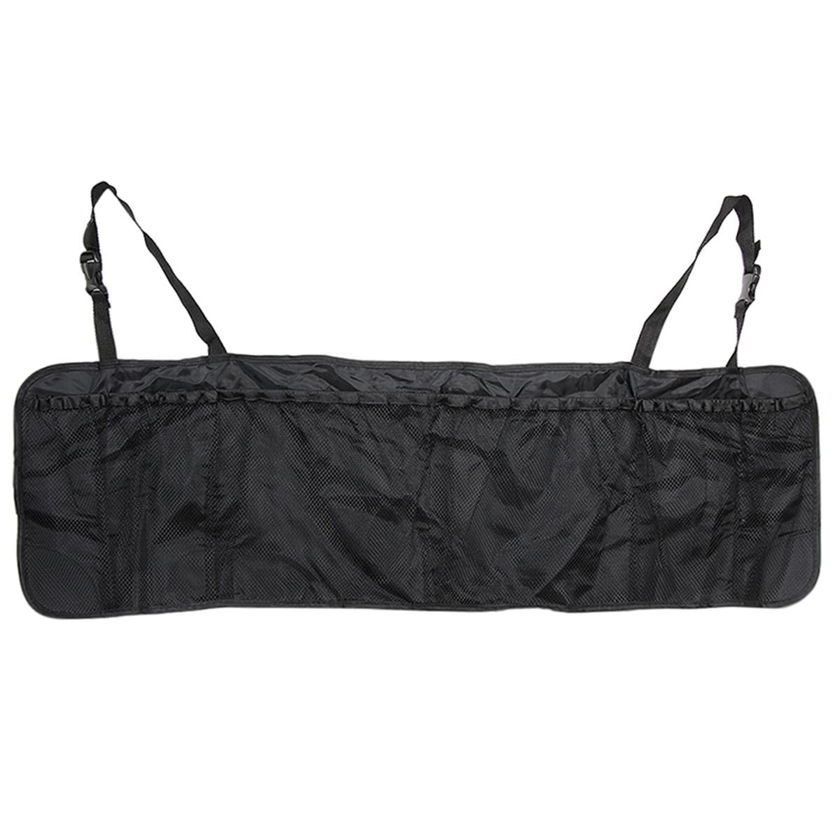 Organizator portbagaj auto cu 6 buzunare, 33 x 104 cm, culoare neagra-2