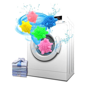 Set 5 bile anti-scamosare si inmuiere a rufelor, pentru masina de spalat-0