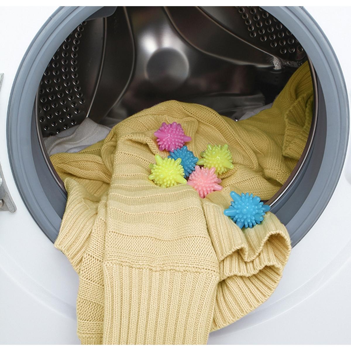 Set 5 bile anti-scamosare si inmuiere a rufelor, pentru masina de spalat-1