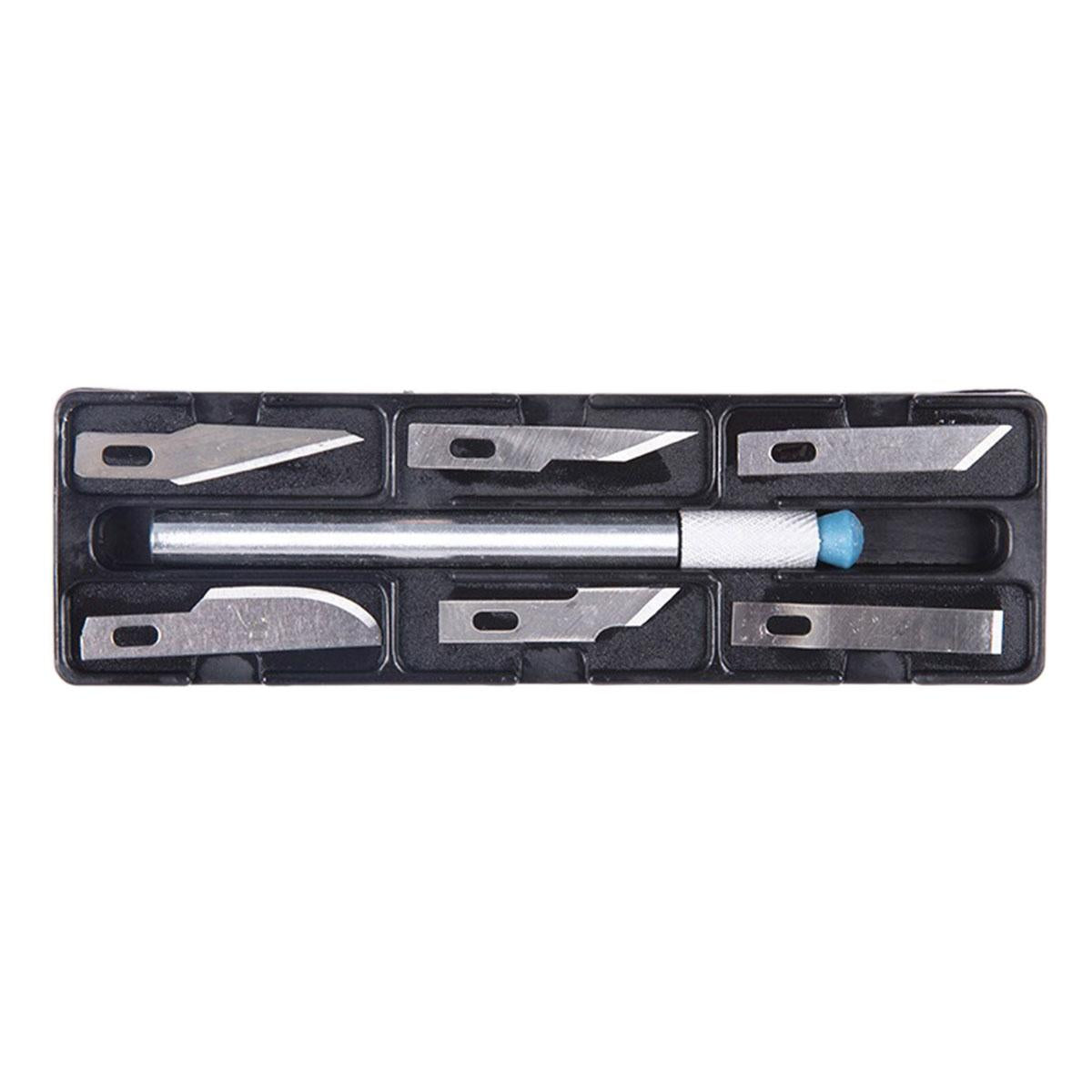 Set 6 buc. cutter + diverse lame de schimb pentru folie autocolant, AVX-AG607A-2