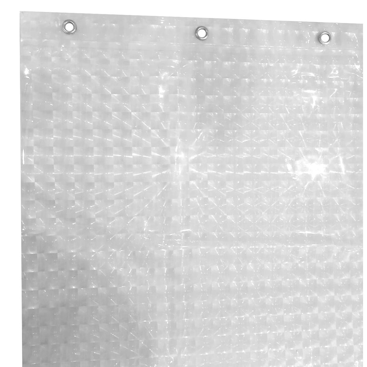 Perdea de dus semitransparenta din PEVA, dimensiune 180 x 180 cm-3