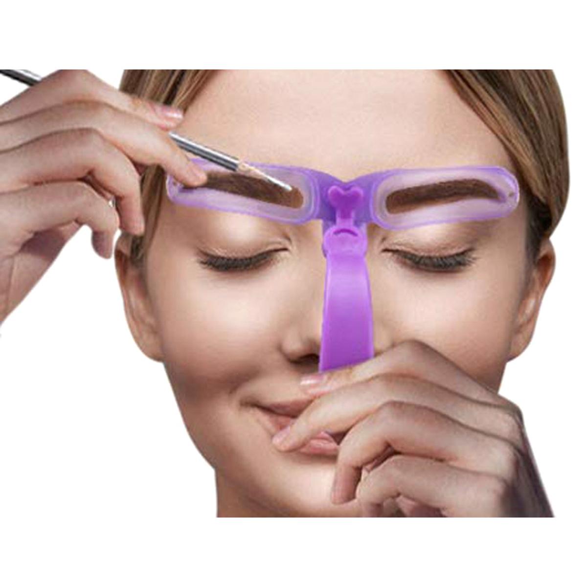 Set 8 sabloane profesionale pentru modelare sprancene-2