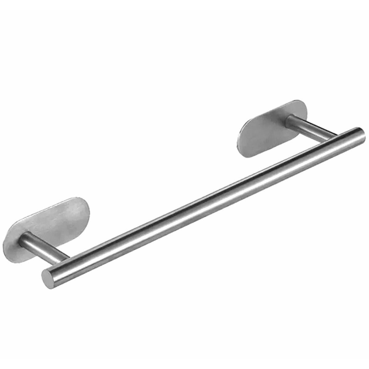 Suport confortabil din oțel pentru prosop, lungime 40 cm, culoare Argintiu-1