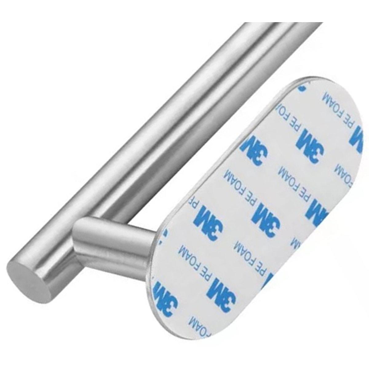 Suport confortabil din oțel pentru prosop, lungime 40 cm, culoare Argintiu-3