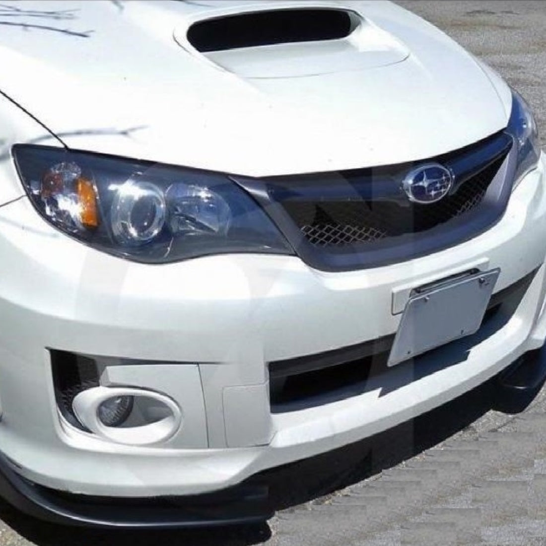 Set 2 buc. aripioare Racing, prelungire bara tuning din plastic culoare neagra-3