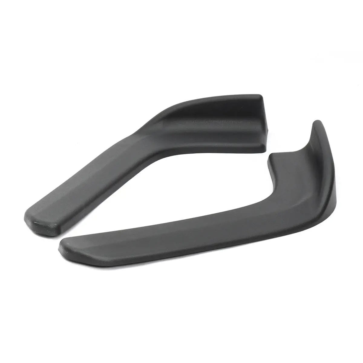 Set 2 buc. aripioare Racing, prelungire bara tuning din plastic culoare neagra-5