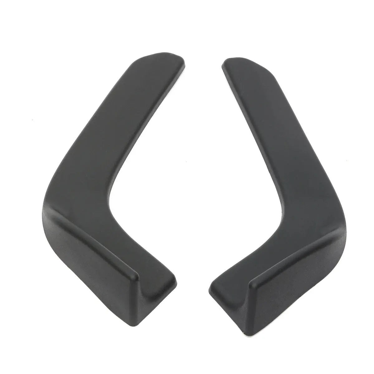 Set 2 buc. aripioare Racing, prelungire bara tuning din plastic culoare neagra-6