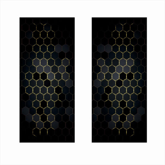 Set 2 stickere decorative pentru stalpii usilor, print autoadeziv de inalta rezolutie, dimensine 2 buc x 50 x 22 cm , cod_ AVX-SSU-04-1