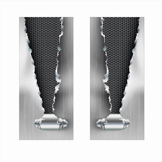 Set 2 stickere decorative pentru stalpii usilor, print autoadeziv de inalta rezolutie, dimensine 2 buc x 50 x 22 cm , cod_ AVX-SSU-06-1