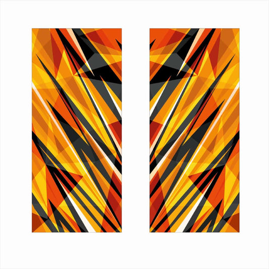 Set 2 stickere decorative pentru stalpii usilor, print autoadeziv de inalta rezolutie, dimensine 2 buc x 50 x 22 cm , cod_ AVX-SSU-23-1