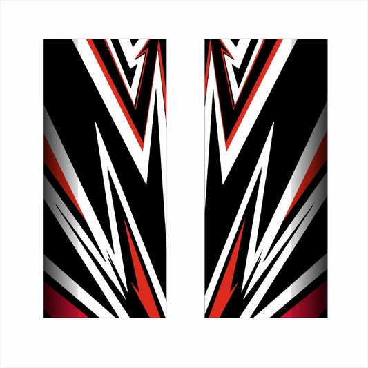 Set 2 stickere decorative pentru stalpii usilor, print autoadeziv de inalta rezolutie, dimensine 2 buc x 50 x 22 cm , cod_ AVX-SSU-29-1
