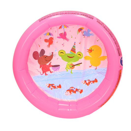 Piscina Gonflabila pentru copii, model MINI, culoare Roz, diametru 61 cm-1