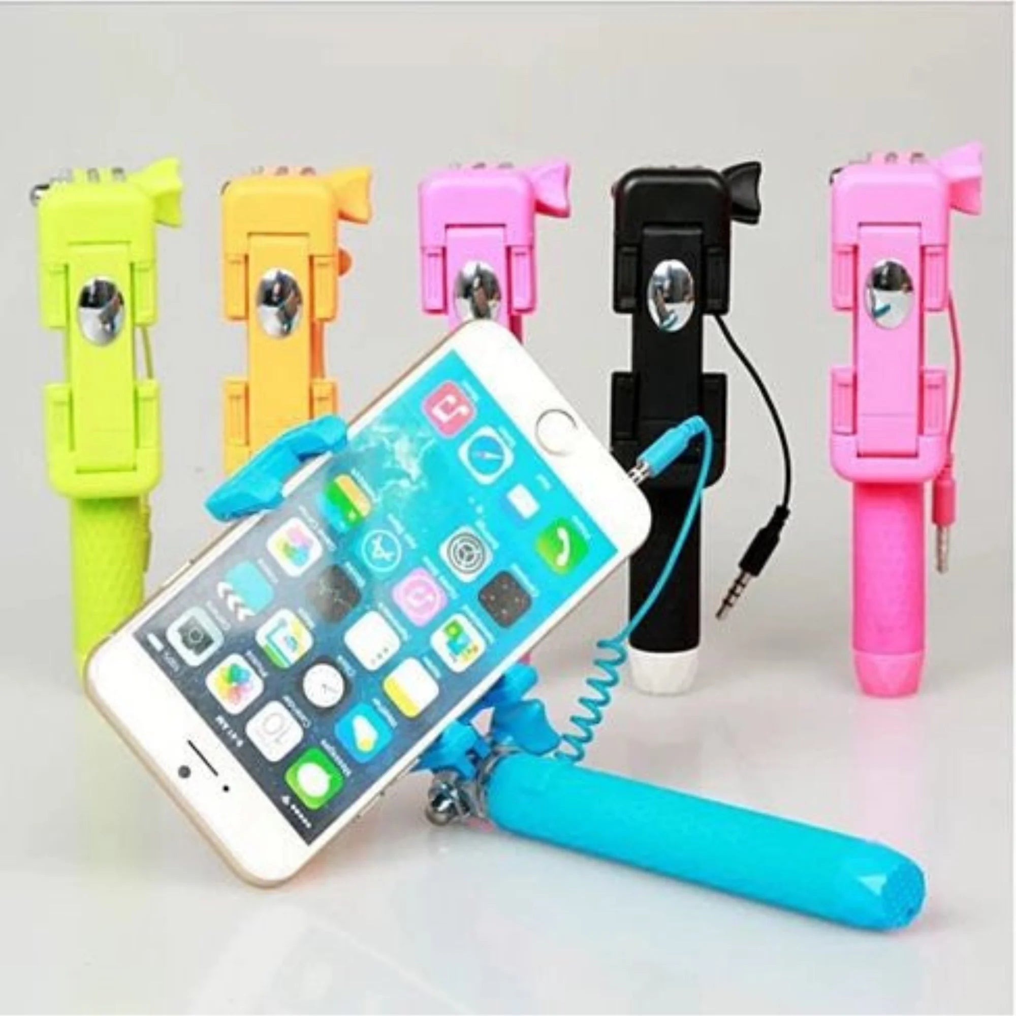 Selfie Stick Mini – Candy Bar, ultra-compact, fără Bluetooth sau baterie