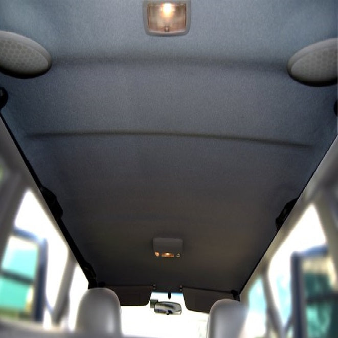 Material pentru reconditionare plafon auto, material textil cu spate buretat, culoare Gri Inchis, dimensiune 2m x 1,50m-0