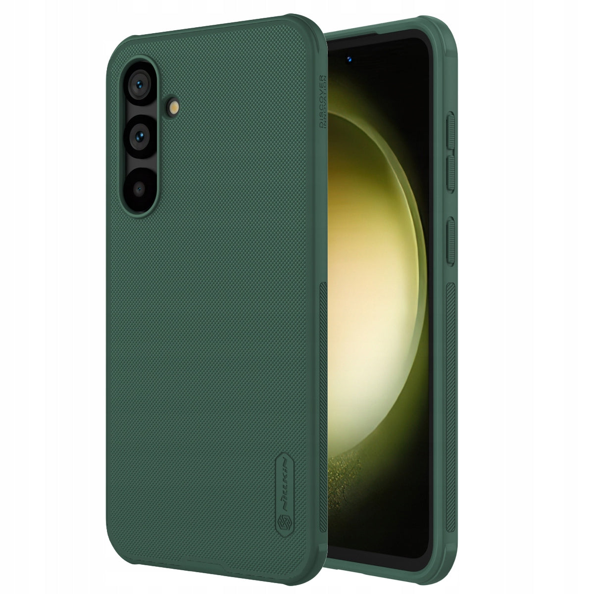 Husa telefon pentru Samsung Galaxy S23 FE, Nillkin, Policarbonat, Verde